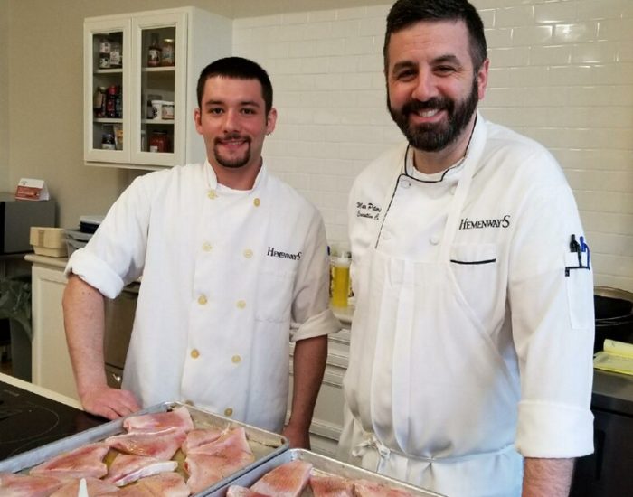 Picture of Chef Max and Christopher D'Elia at School of Fish