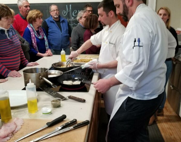 Picture of Hemenway's Chef Max Peterson at School of Fish